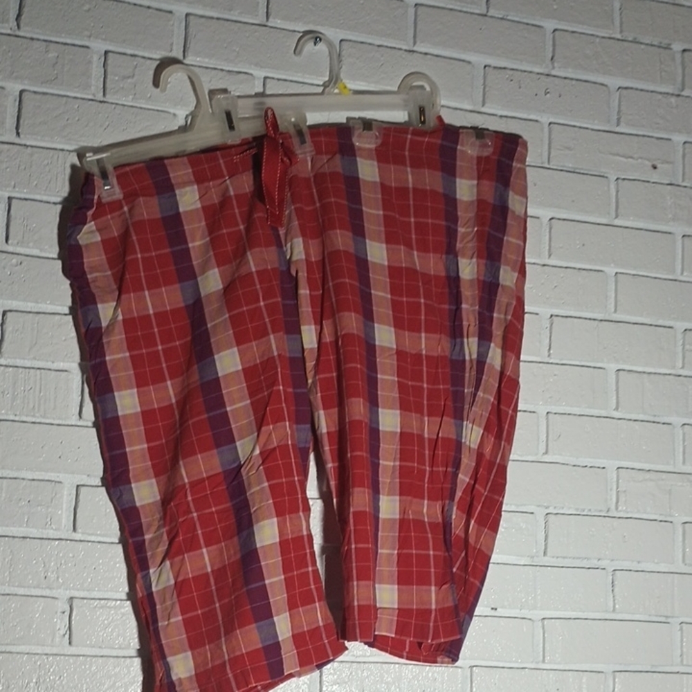 Old Navy Men's XXL Red Plaid Shorts